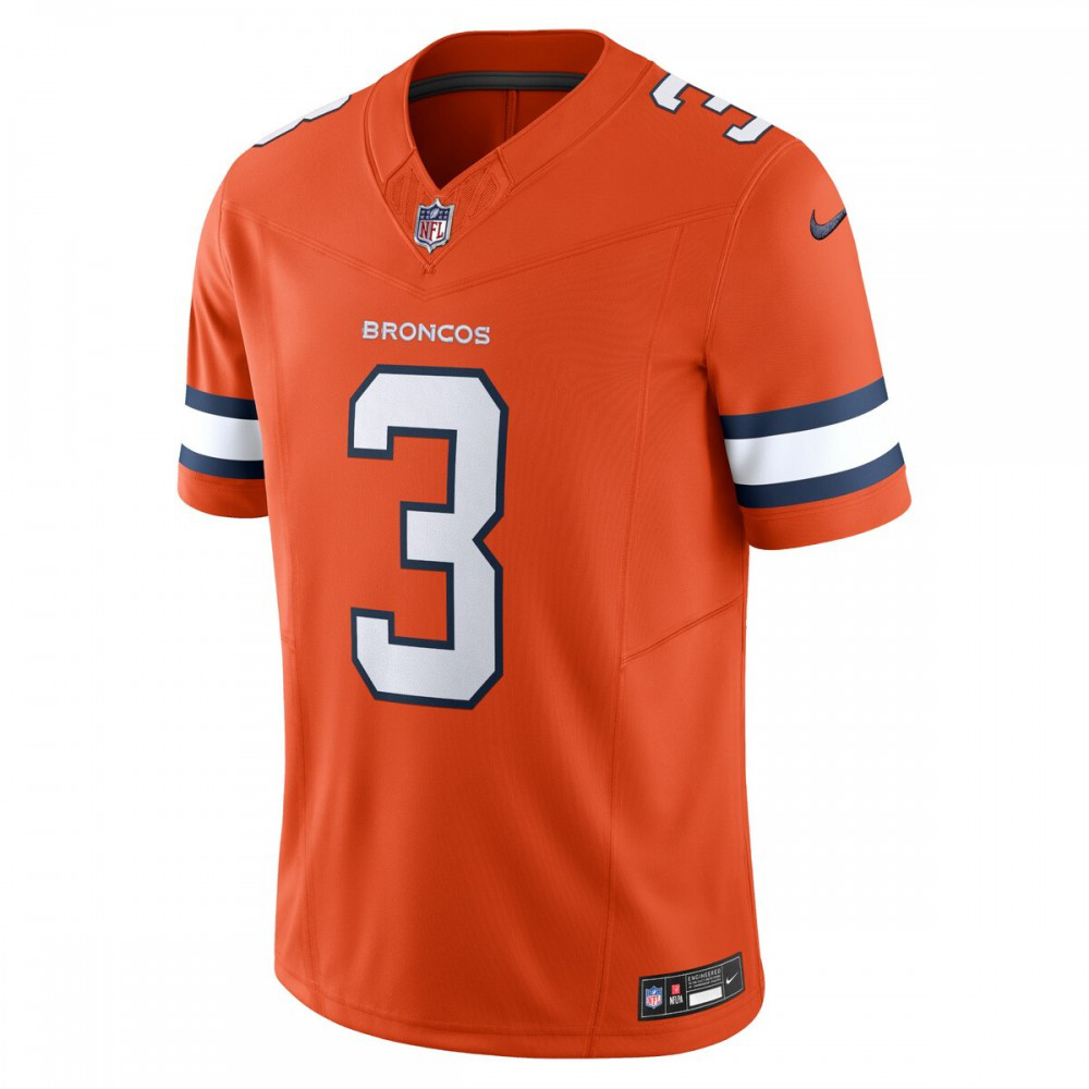 Russell Wilson Denver Broncos Nike Vapor F.U.S.E. Limited Jersey - Orange-Profan Arena